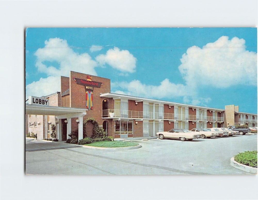 Postcard Thunderbird Motel Tifton Georgia