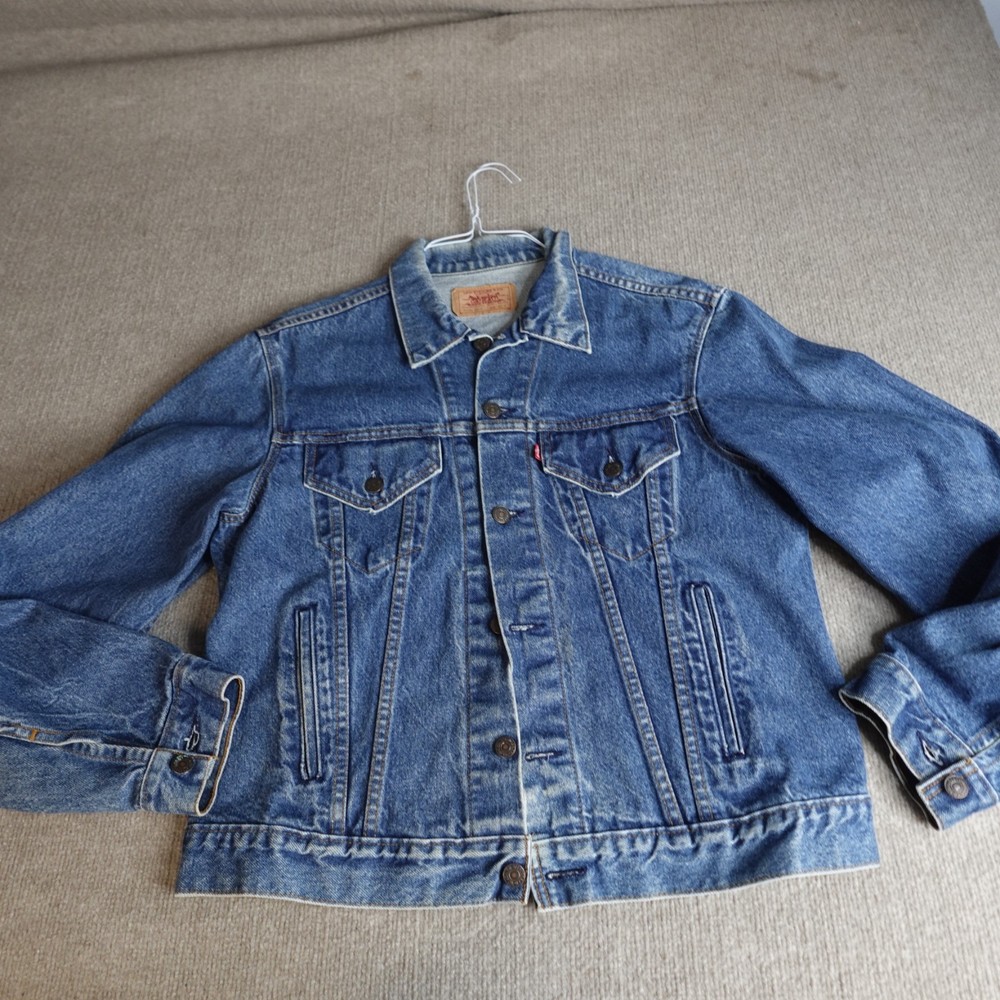 Levi's Jacket Large Blue Denim Trucker Type 3 71506 Vintage