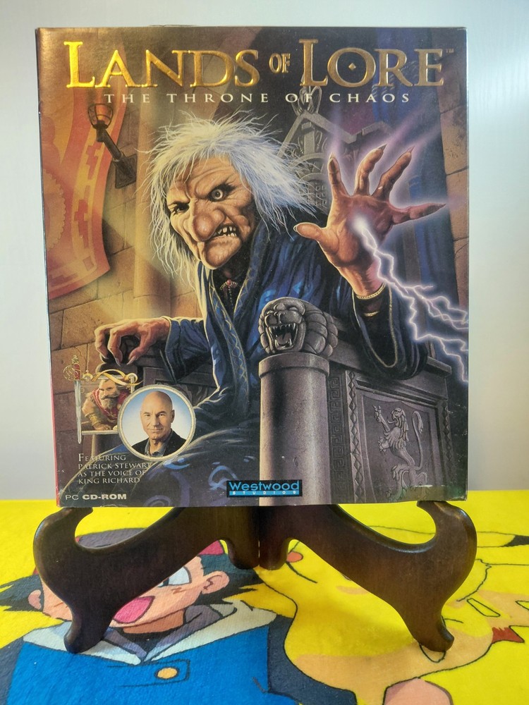 1994 Westwood Studios Lands of Lore Throne of Chaos PC CD-ROM - Big Box - CIB