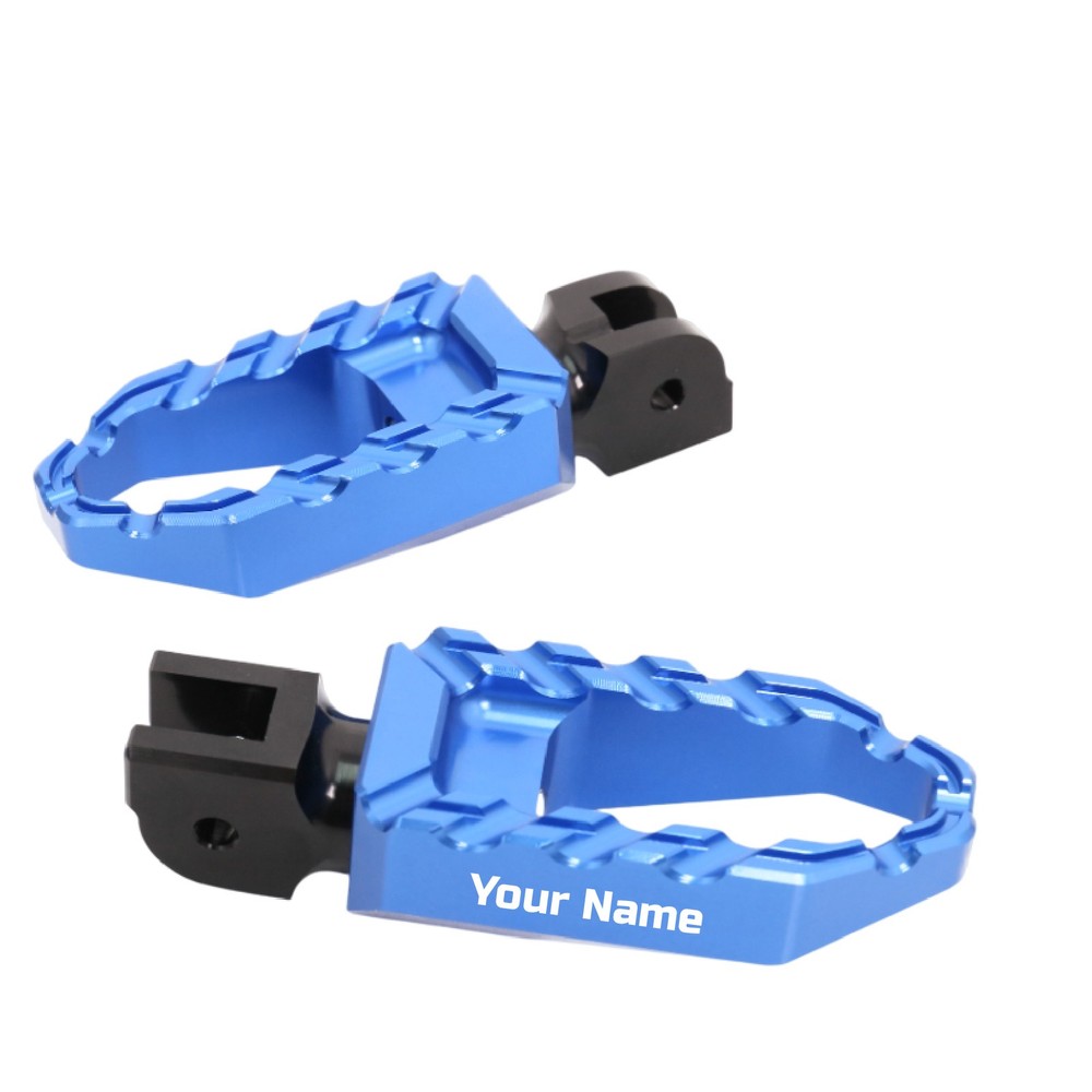 Custom Laser Front Wide Foot Pegs For Yamaha XSR 700 900 YZF R125 R3 XSR125 Bolt
