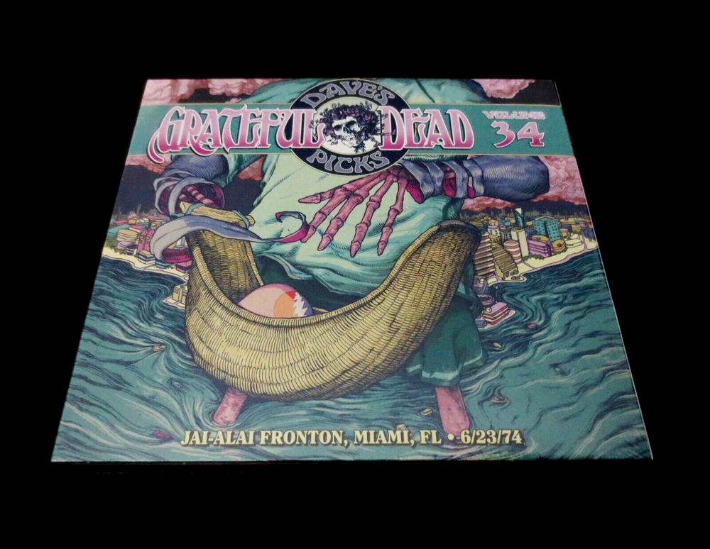 Grateful Dead Daves Picks 34 Miami FL Jai Alai 6-23-1974 3CD Live Concert