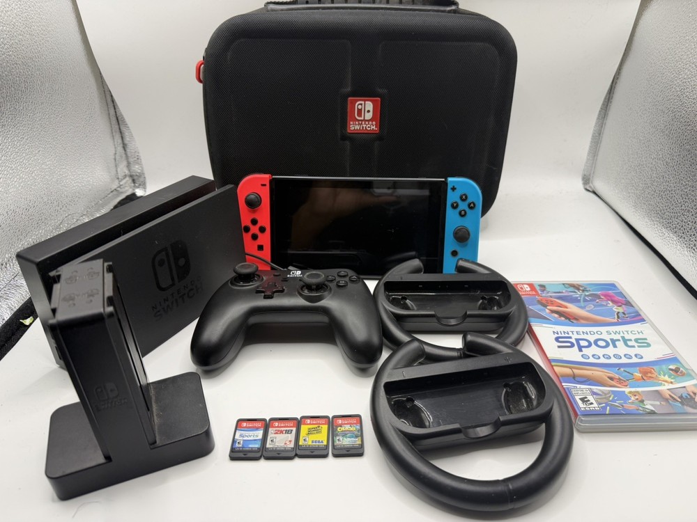 Nintendo Switch Bundle with games & more everything included in pictures