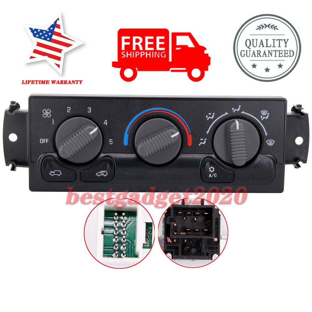 FITS 00-02 CHEVY SILVERADO GMC SIERRA A/C HEATER CLIMATE CONTROL MODULE 15054697