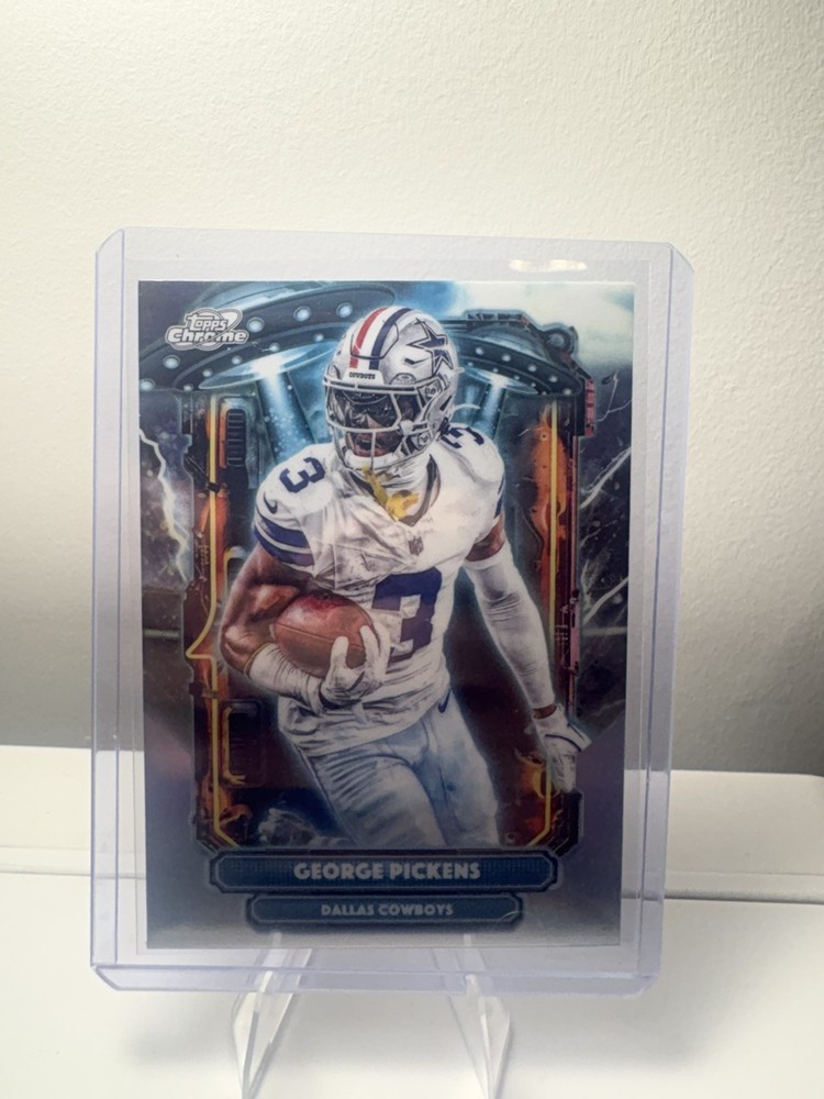 2025 Topps Chrome Cosmic Football George Pickens ExtraTerrestrial SP