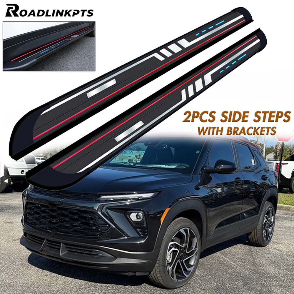 2PCS Fixed Side Steps Fit for Chevy Trailblazer 2021-2025 Running Board Nerf Bar