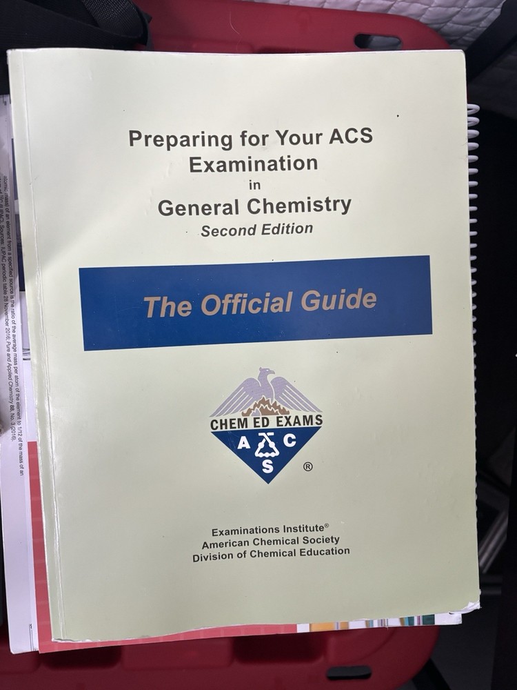 American Chemical Society ACS General Chemistry Exam Study Guide 2nd Ed