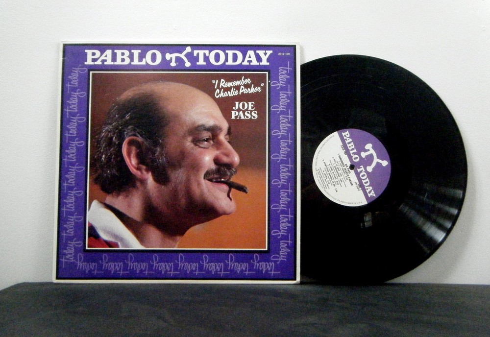 JOE PASS LP I remember Charlie Parker 1979  Pablo  jazz  vinyl