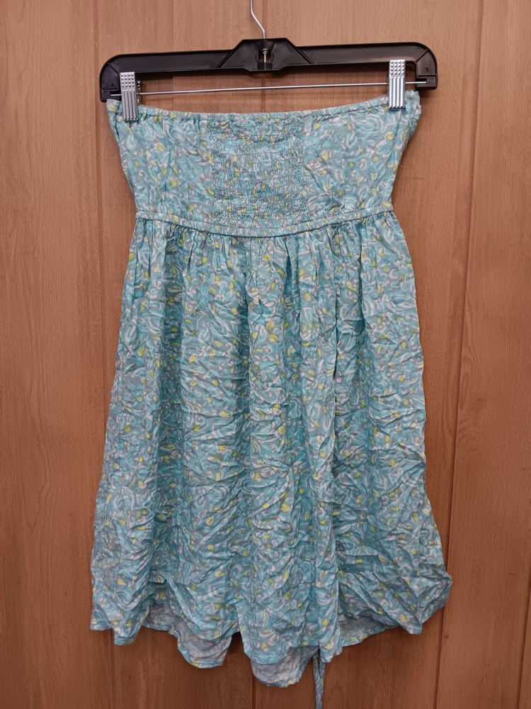Roxy Dress XS Adult Blue Mini Short Babydoll Womens XS