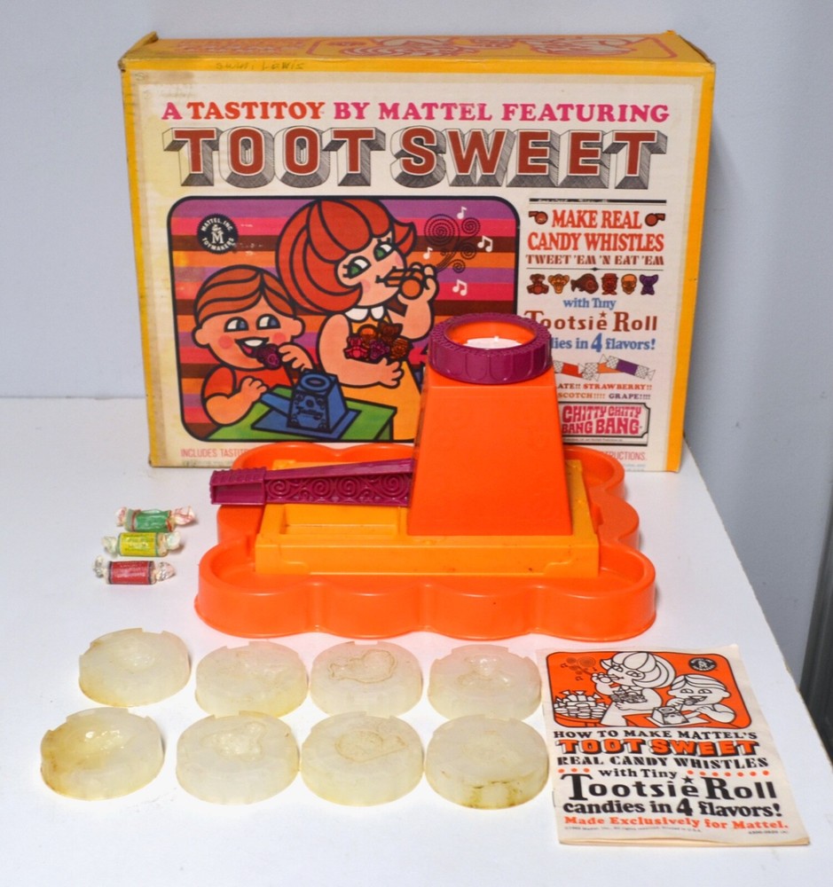 Vintage 1960s Mattel Chitty Chitty Bang Bang Toot Sweet Set in Original Box