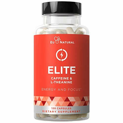 Elite Caffeine with L-Theanine - Jitter-Free Focused Energy Pills - Natural Noot