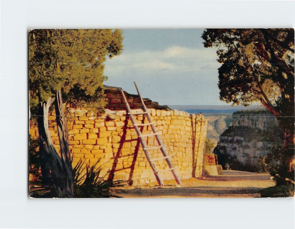 Postcard Sun Temple Mesa Verde National Park Colorado USA