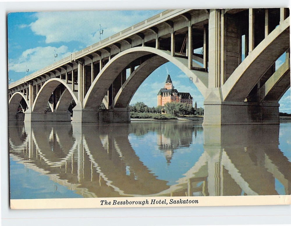 Postcard The Bessborough Hotel Saskatoon Saskatchewan Canada