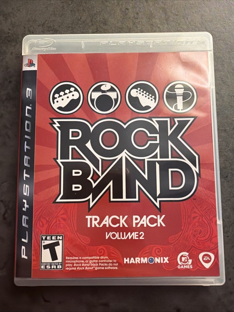 Rock Band Track Pack Volume 2 (PlayStation 3) Complete In Box CIB Tested Working