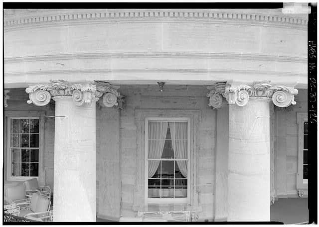 Photo:White House Washington DC 1900s South Porch Column Capitals