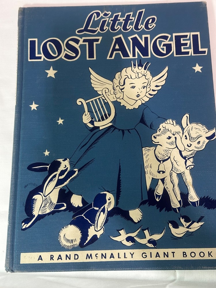Little Lost Angel  Rand McNally Giant Book Janet Field Health  C1953 Print 1958