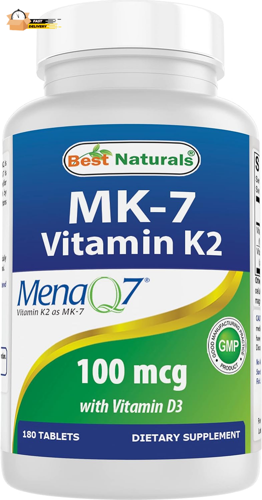 Vitamin K2 (MK7) with D3 Supplement Bone and Heart Health (5000 I