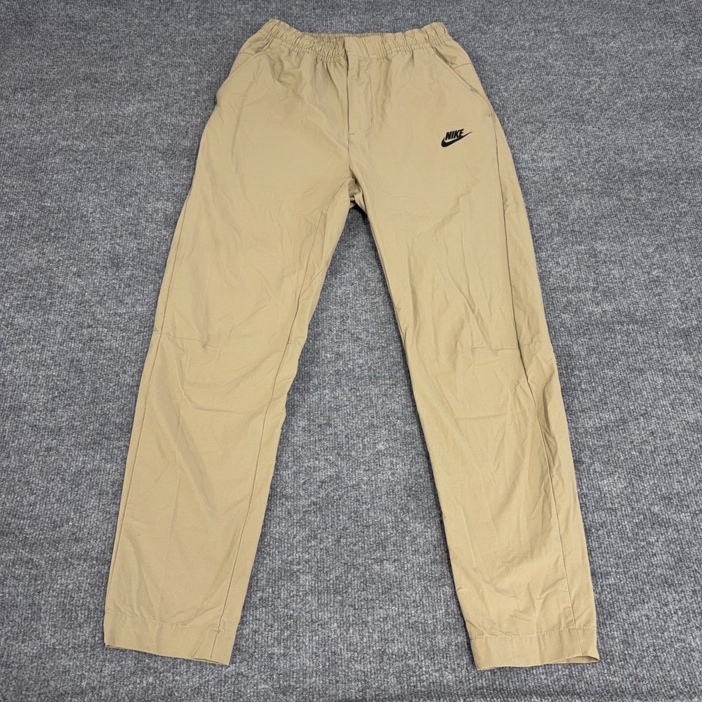 Nike Sportswear Commuter Pants Mens Small Tan Tech Woven Performance DM6621-247