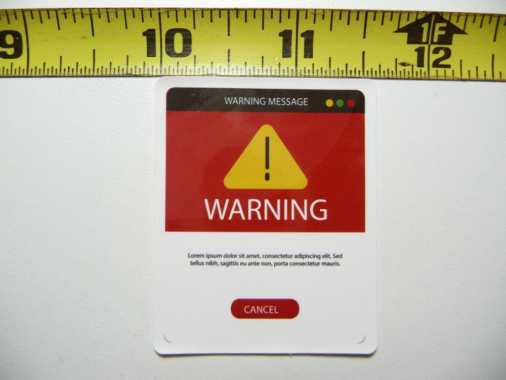 Funny Typesetter Lorem Ipsum Sticker Decal for Prank Gags