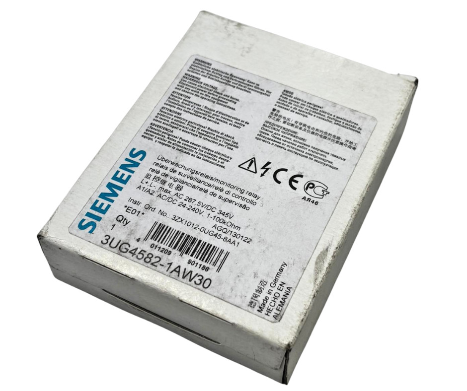 Siemens 3UG4582-1AW30 Monitoring Relay AC/DC 24-240V 1-100kΩ