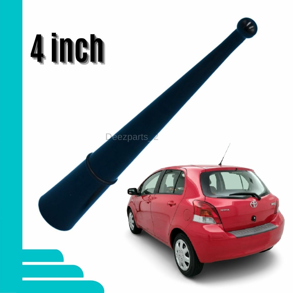 4-inch Black Antenna for Toyota Yaris 2007-2018 Models
