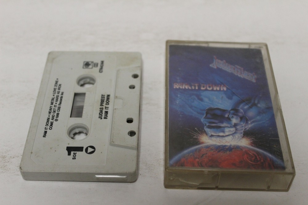 Judas Priest Ram It Down Original US Cassette Iron Maiden Australia c8