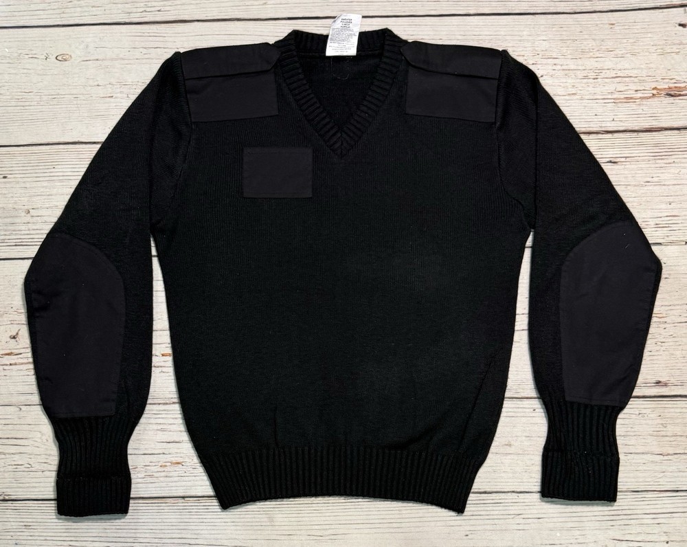 Military Equipment Corporation America Mehlin Estey V Neck Sweater Men’s Sz L