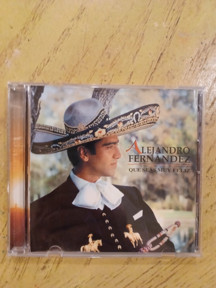 ALEJANDRO FERNANDEZ Que Seas Muy Feliz USED CD IN LIKE NEW CONDITION