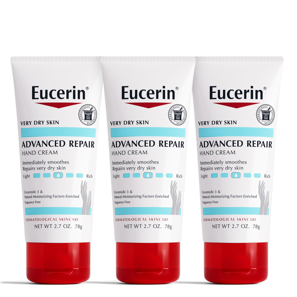 Advanced Repair Hand Cream, Immediately Soothes and Repairs Very Dry Skin, Fragr
