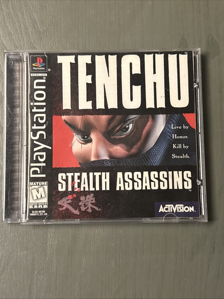Tenchu: Stealth Assassins PS1 Sony PlayStation 1 CIB Complete In Box Black Label