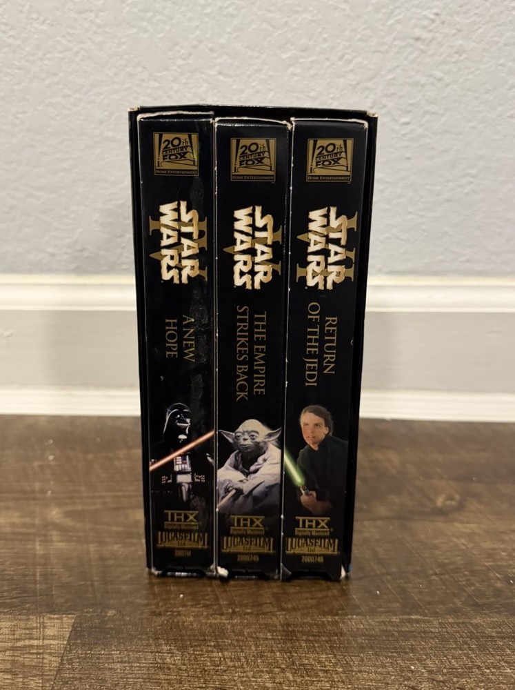 Star Wars Trilogy VHS Box Set THX Digitally Mastered Lucasfilm Mark Hamill
