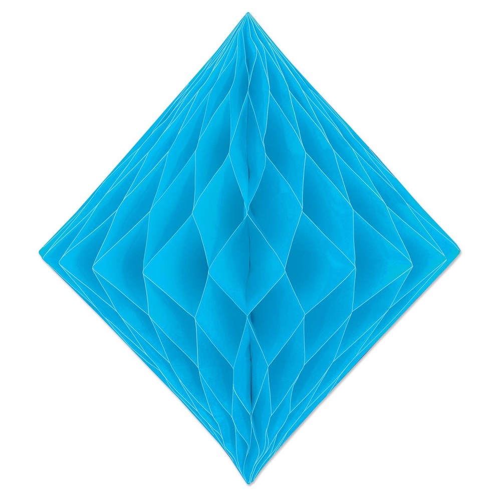 Beistle Tissue Diamond - Turquoise - General Occasion | Party Supply