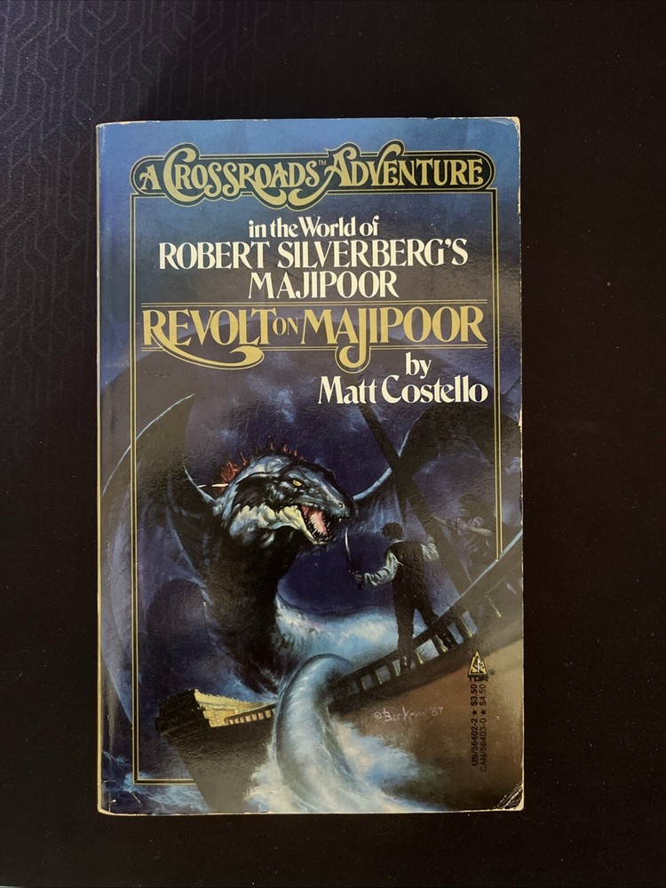 Revolt on Majipoor by Matthew J. Costello 1987, 1st Print Adventure Game Book
