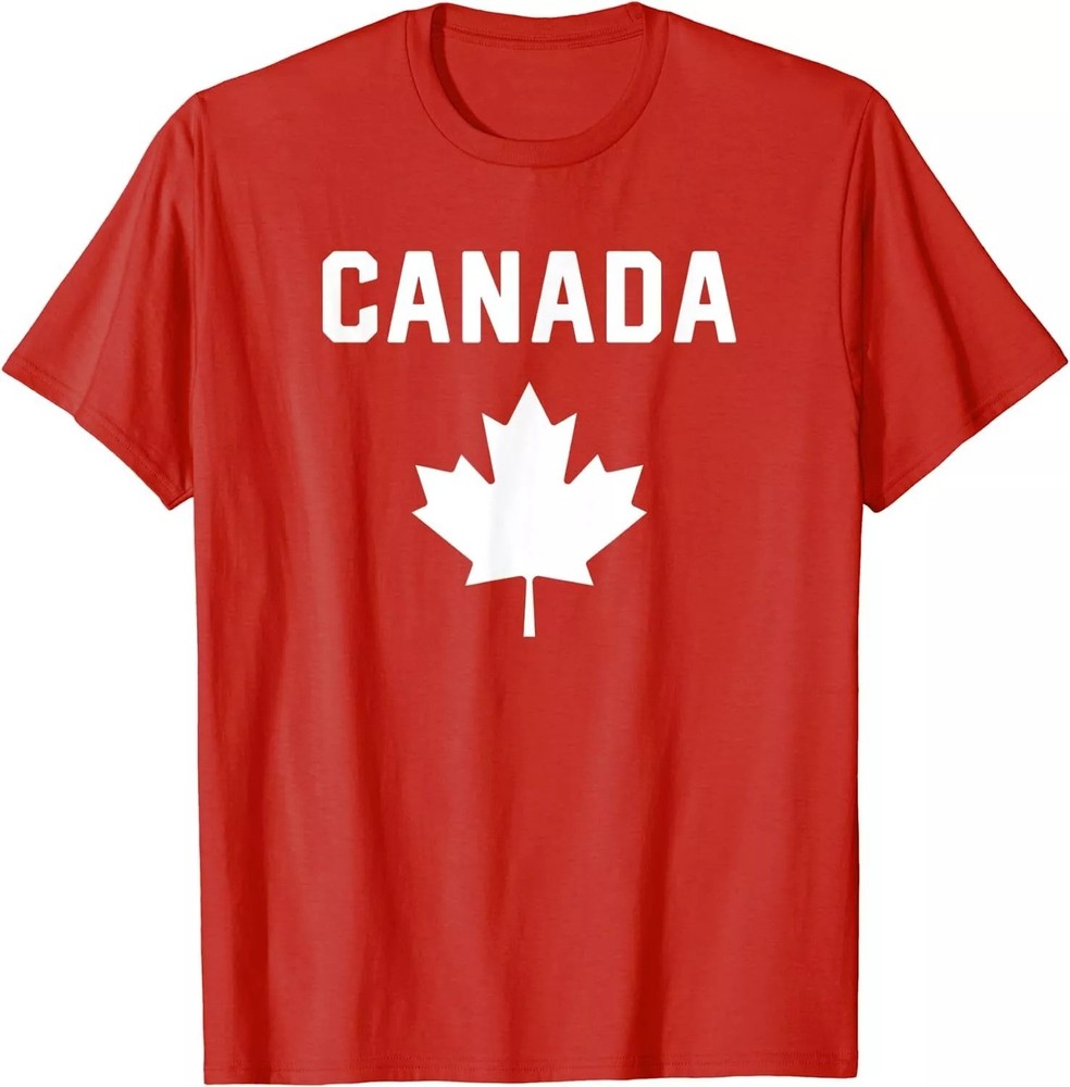 Love Canada Minimalist Flag Unisex T-Shirt Patriotic Gift