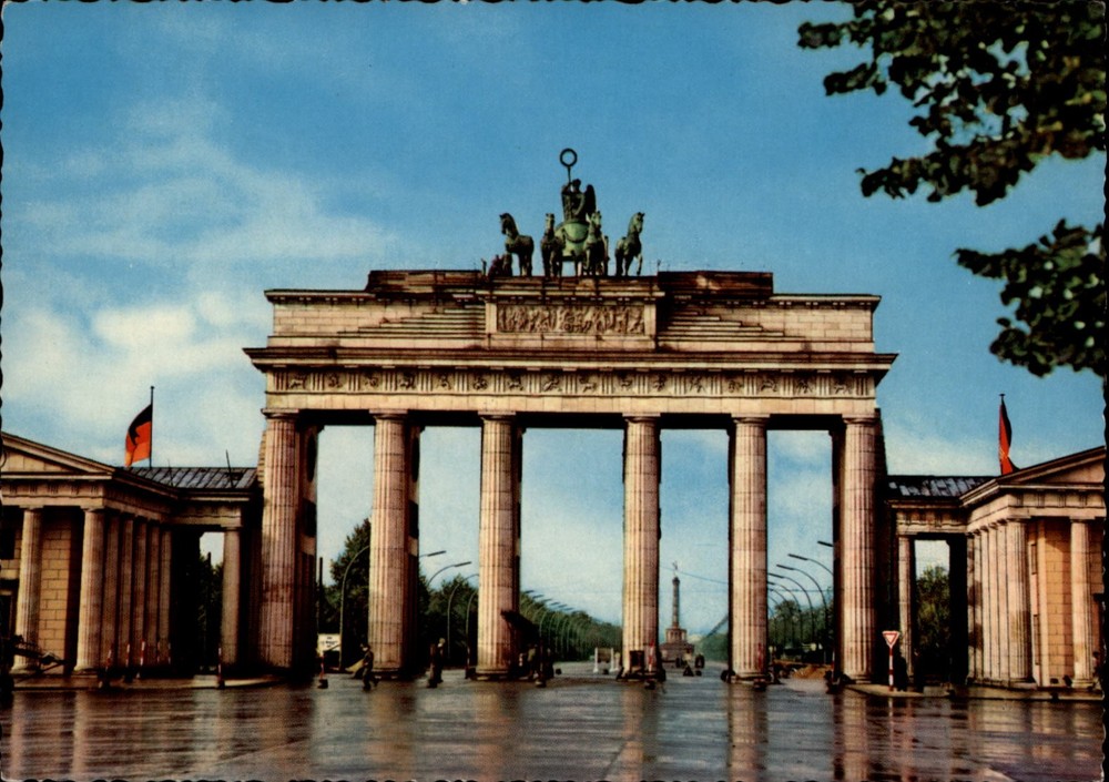 Brandenburger Tor Berlin Germany vintage postcard r207