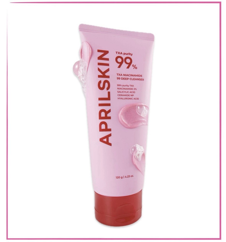 APRIL SKIN TXA 99 Deep Cleanser 120g Bubble Gum Texture