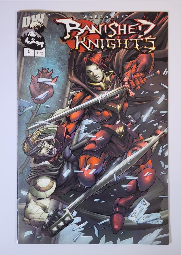 Banished Knights #4 VF/NM Dreamwave Warlands 2001