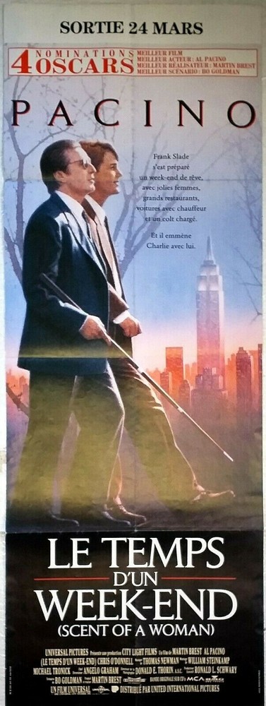 Cinema Poster The Time Of A Weekend Al Pacino - Pants 60 X 160 Cm