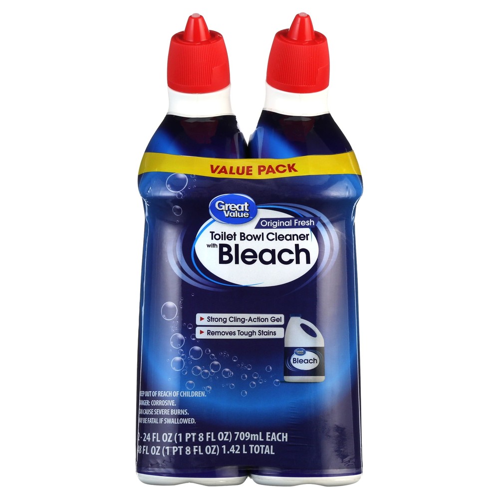 Great Value Toilet Cleaner 3-Pack Fresh Scent 24oz 2 Count