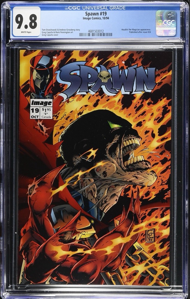 Spawn #19 - CGC 9.8 - Image Comics 1994