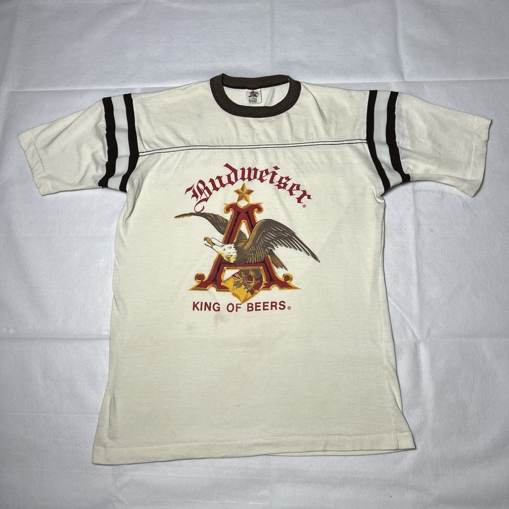 Vintage Budweiser King of Beers Graphic T-Shirt Mens Size X-Large