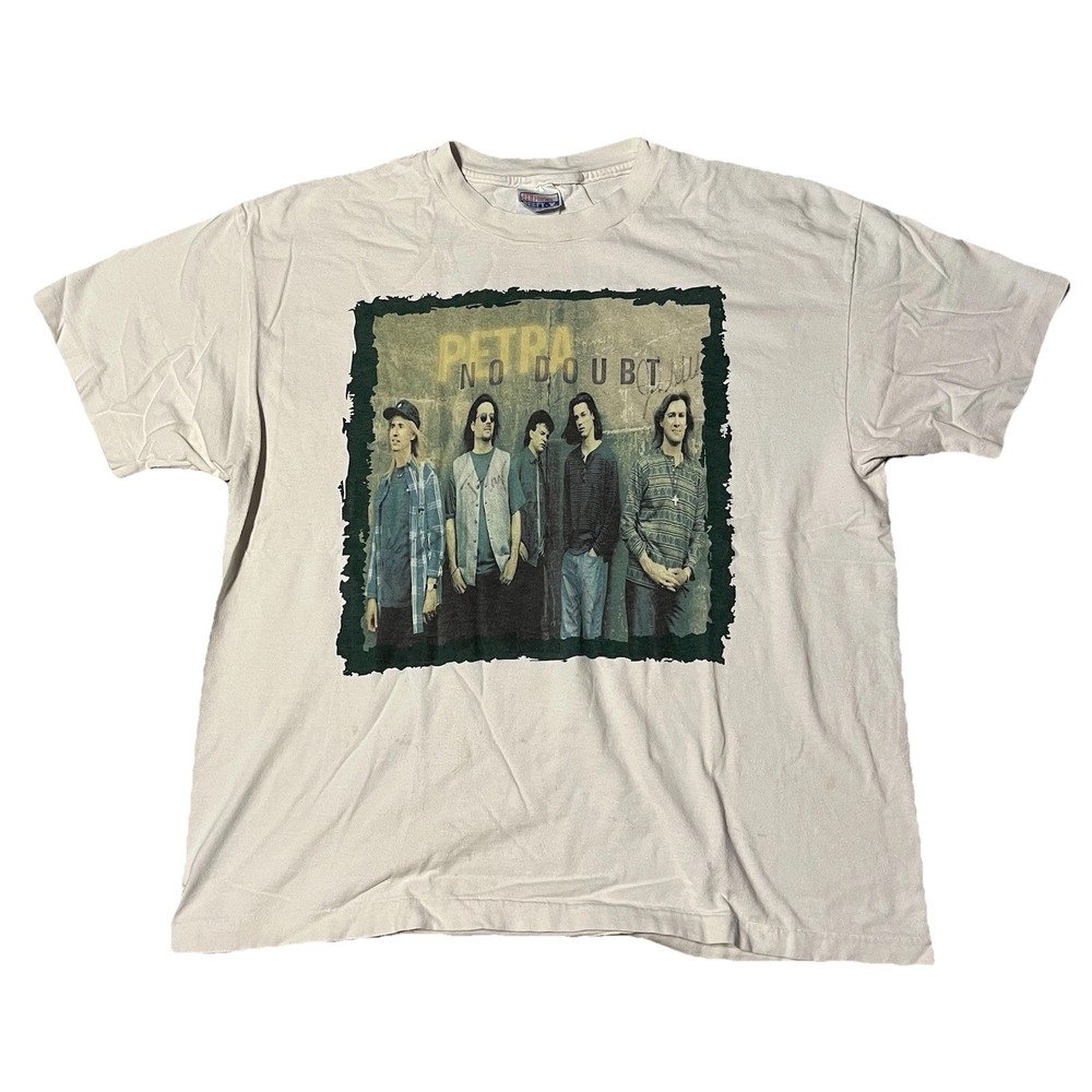 Vintage 1990s Petra No Doubt World Tour T Shirt SIGNED Size XL