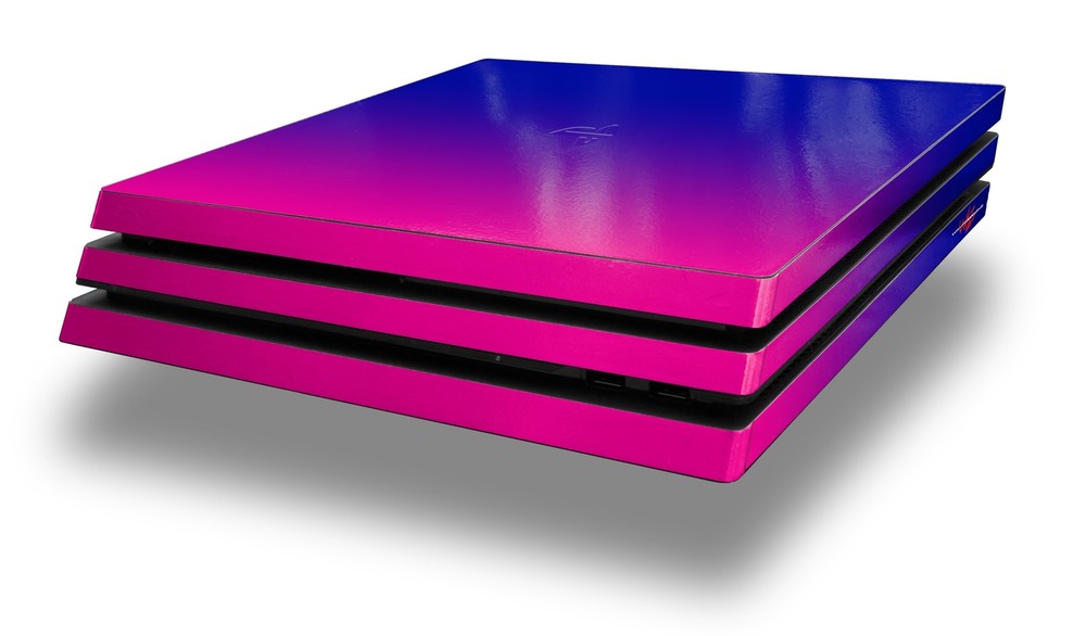 Skin for PS4 Pro Smooth Fades Hot Pink Blue Playstation 4 Console