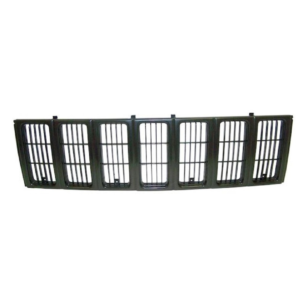 Crown Auto 55055150 Black Radiator Grille for 97-00 Jeep Cherokee Sport / SE