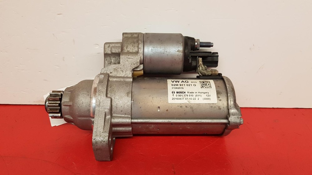 2017 VOLKSWAGEN POLO 1.0L PETROL 5 SPEED MANUAL CHYA STARTER MOTOR 02M911021G