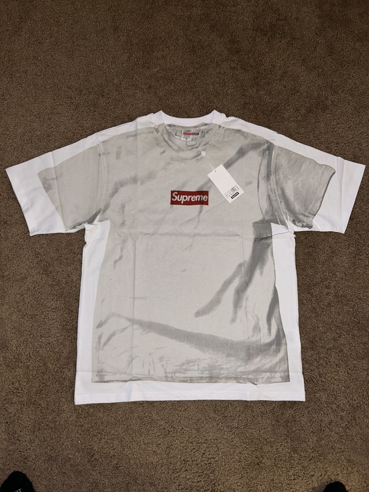 Supreme MM6 Maison Margiela Box Logo T-Shirt Medium