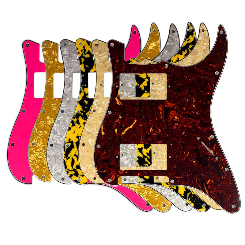 Guitar Parts For US Strat HH PAF Humbuckers Guitar pickguard No control hole