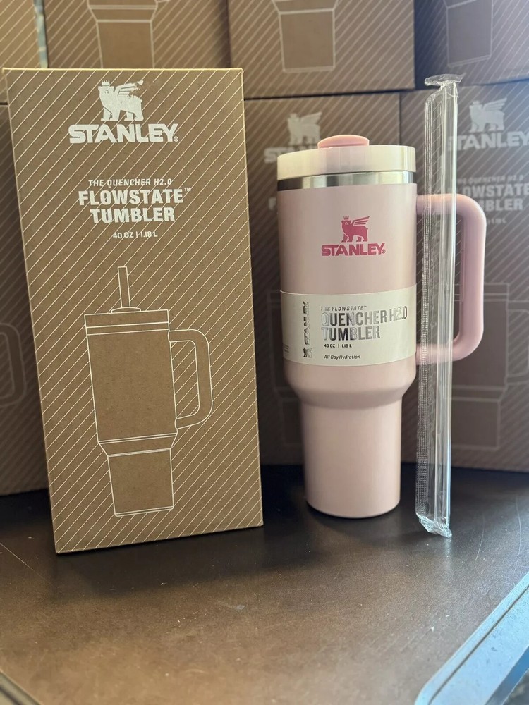 STANLEY Quencher H2.0 FlowState Tumbler 40oz- (Pink Dusk)