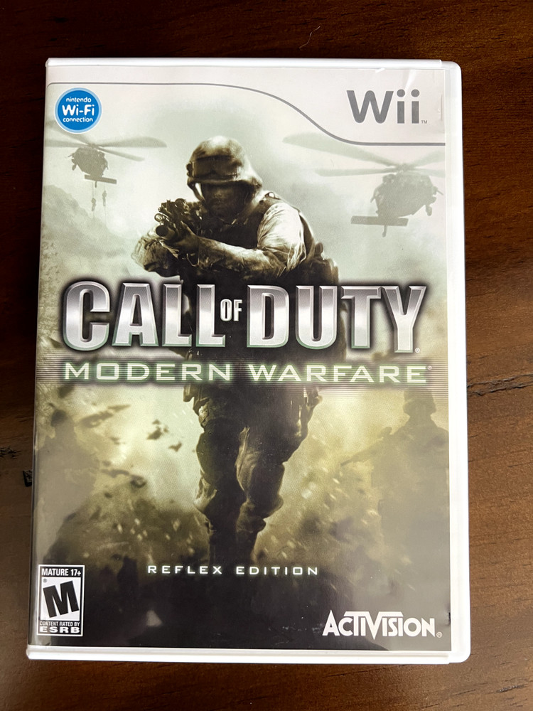 Call of Duty: Modern Warfare -- Reflex Edition (Nintendo Wii, 2009) + Manual