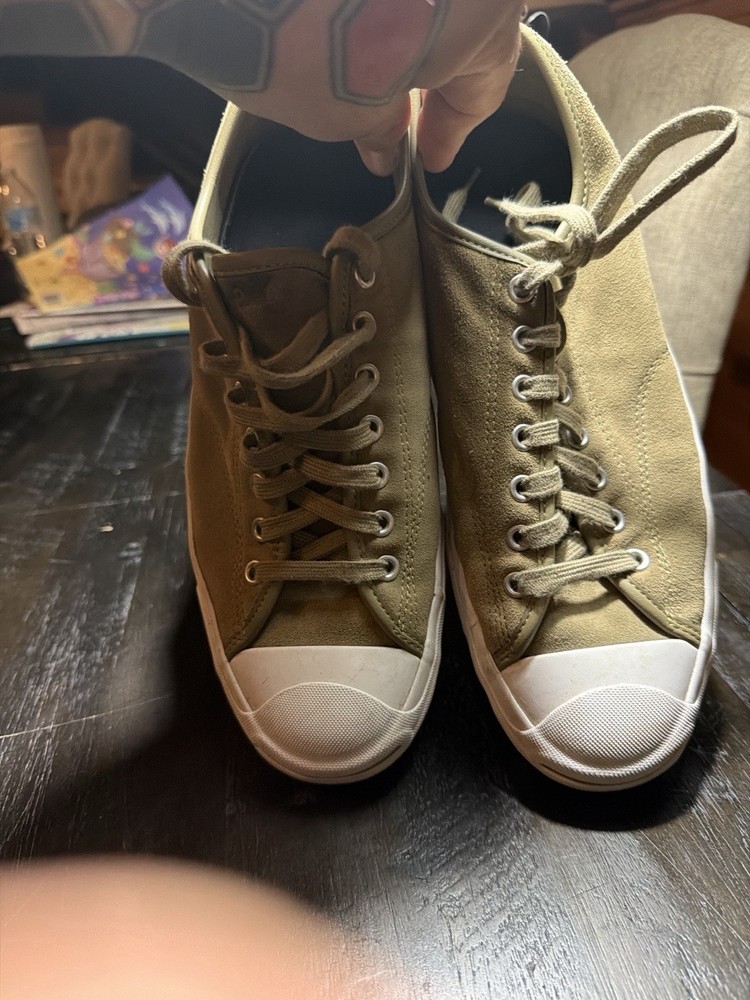 Converse Jack Purcell Pro Ox Khaki Sneakers Men’s 10.5, W 12