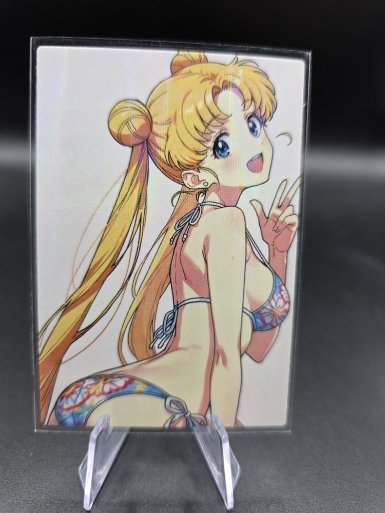 Usagi Tsukino Sailor Moon Holographic Anime Collectible Trading Card